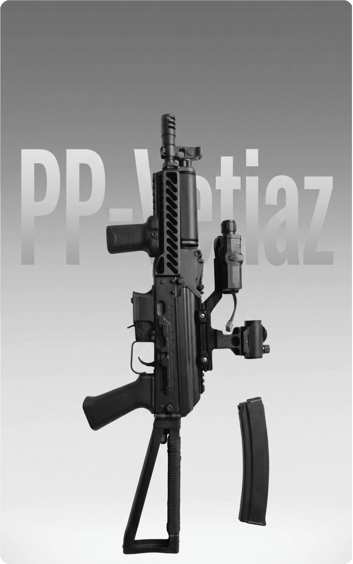 Finished branded post, PP-Vityaz build