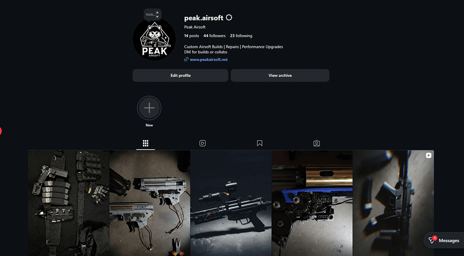 Peak Airsoft on Instagram