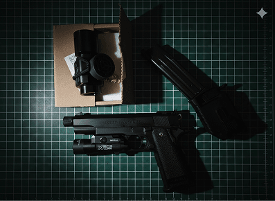 Peak Airsoft product and build photography
