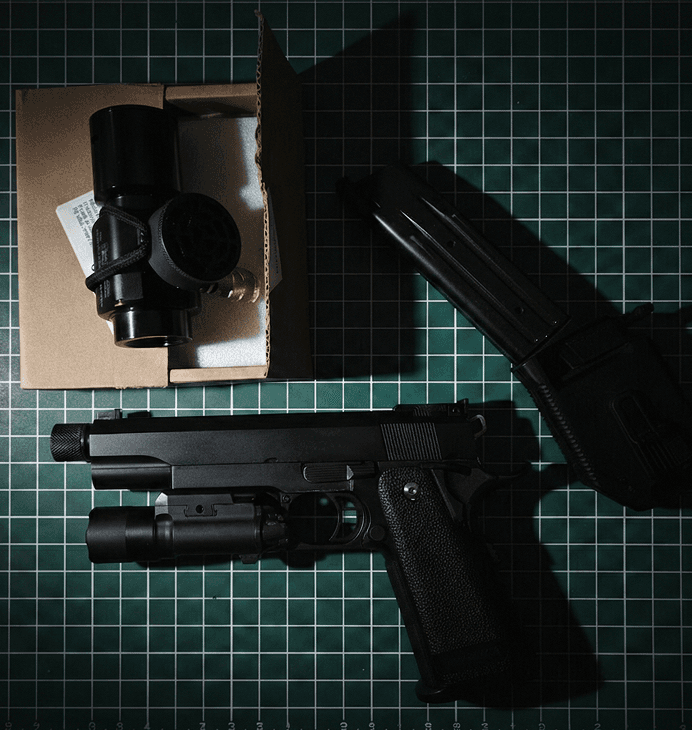 Peak Airsoft product and build photography