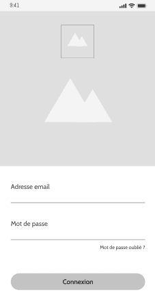 Onboarding wireframe